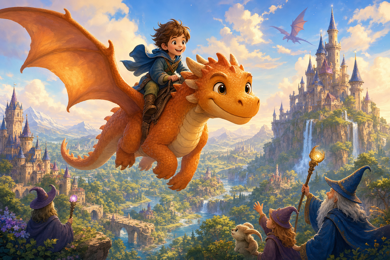 Cuentos de fantasía: dragones, magos y mundos mágicos
