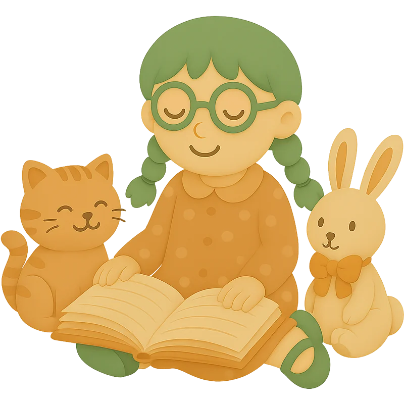 Mascota y peluche en la aventura