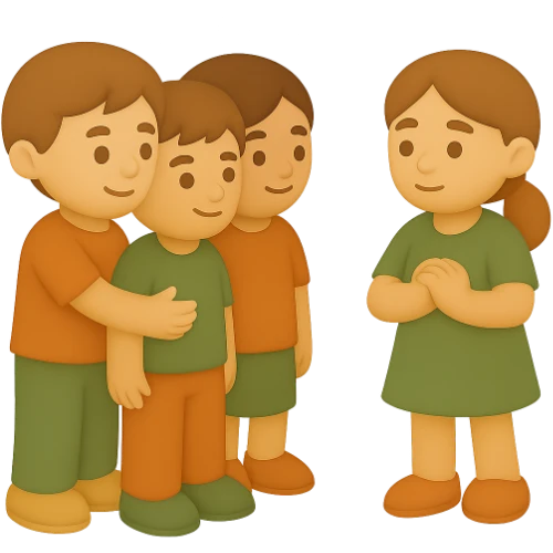 Libro infantil personalizado sobre la presión de grupo
