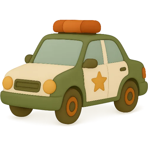 Libro infantil personalizado de policía, ¡una aventura única!