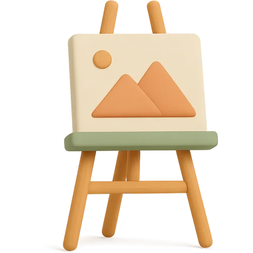 Libro infantil personalizado de pintura para pequeños artistas