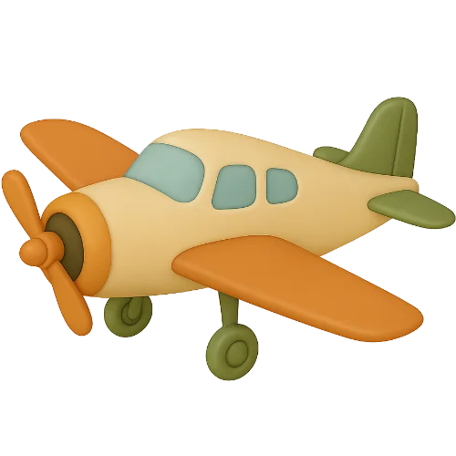 Un libro infantil personalizado de aventuras en avión