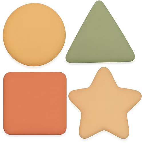 Un libro infantil personalizado sobre formas y colores mágico