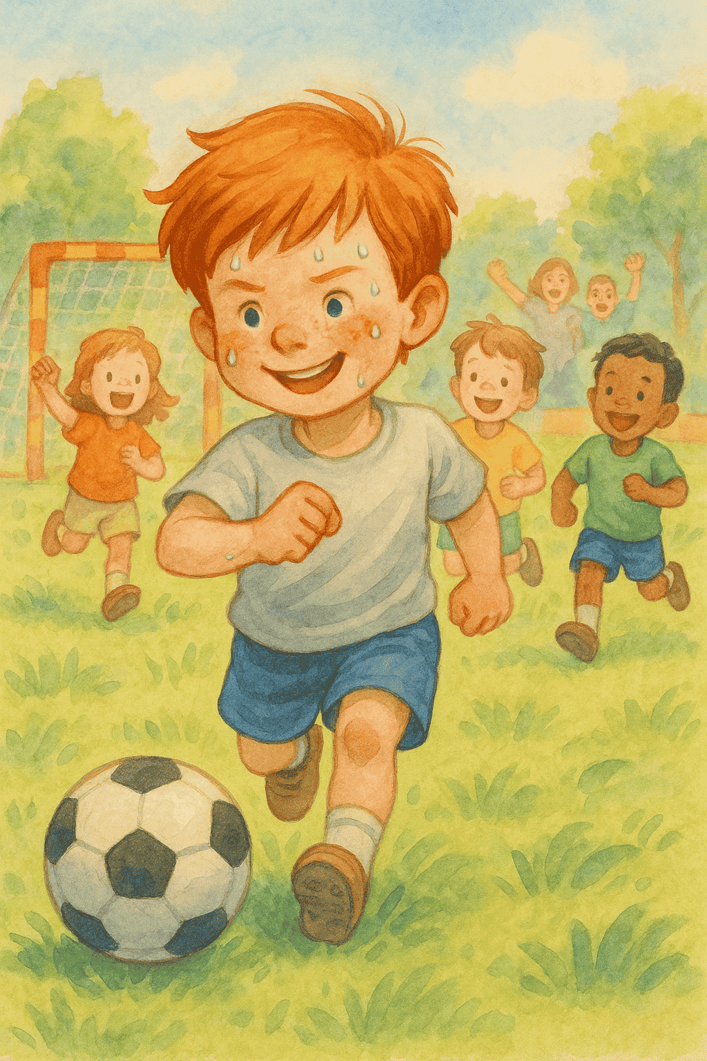 Gotas de sudor   espíritu de equipo