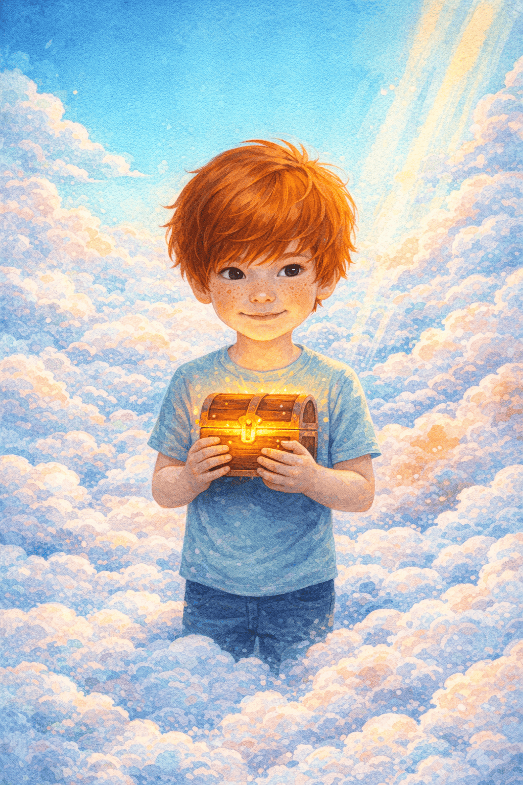 Ilustración para Secreto sobre las nubes