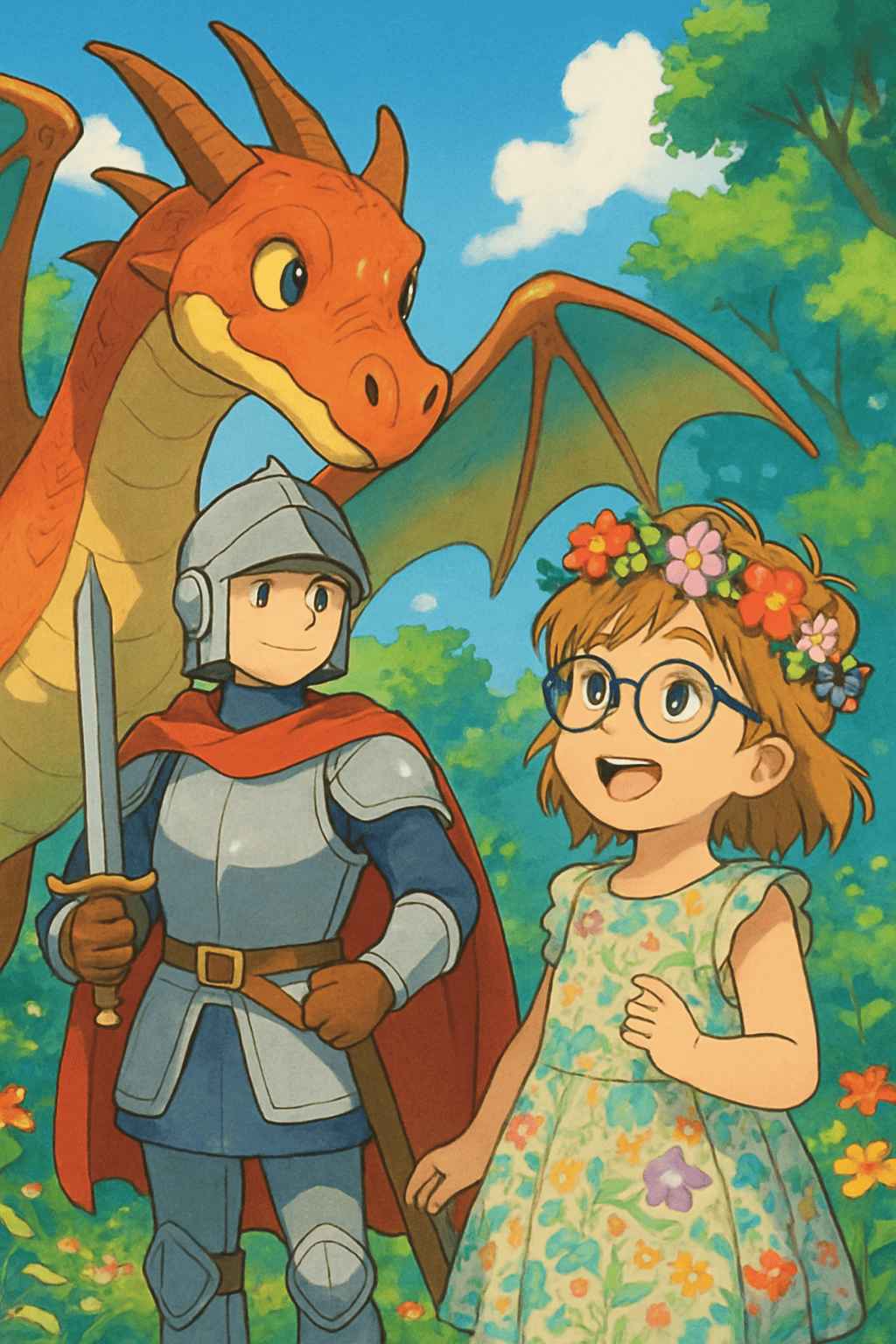 El valiente caballero y el dragón