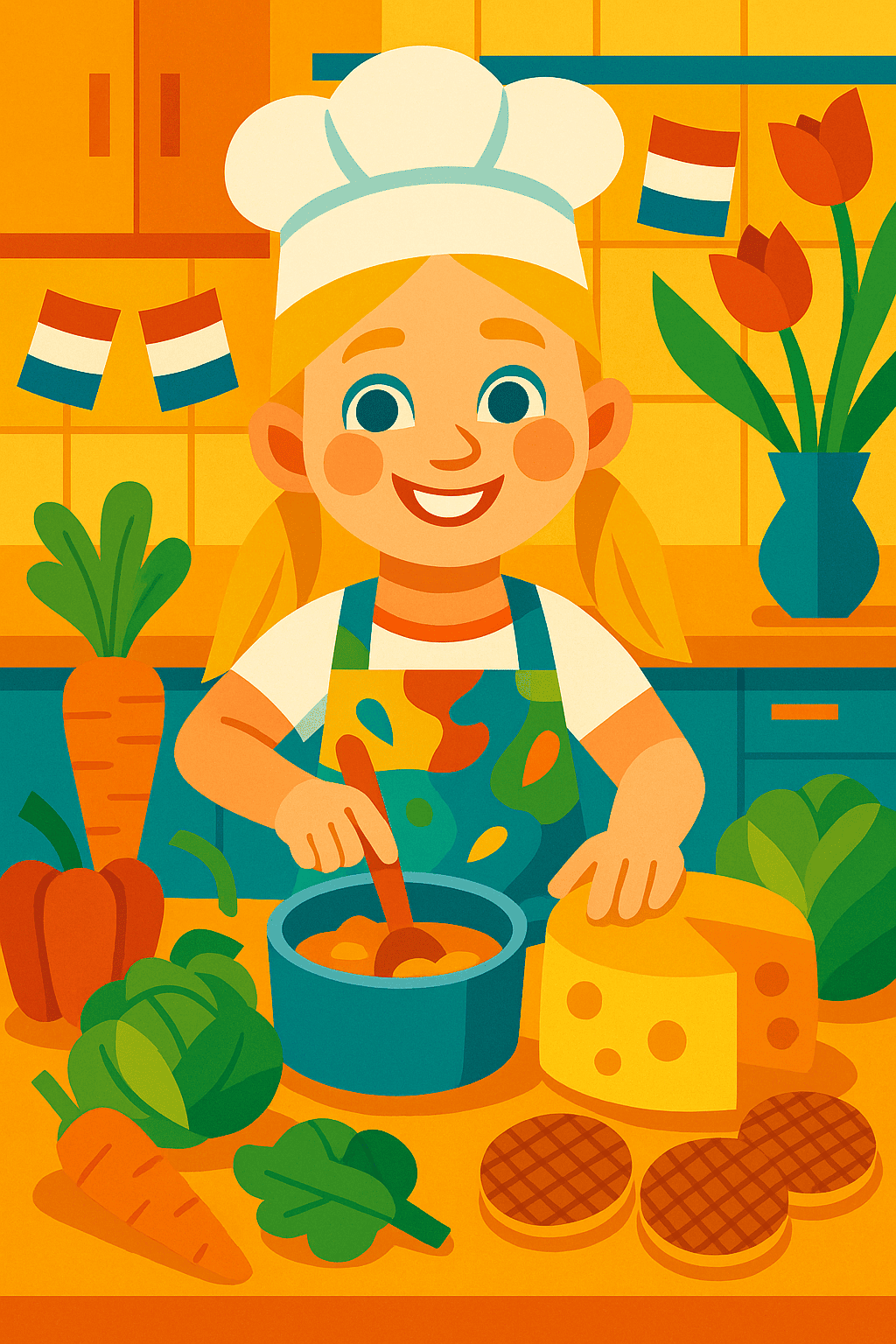 Ilustración para Cocinar con un toque holandés