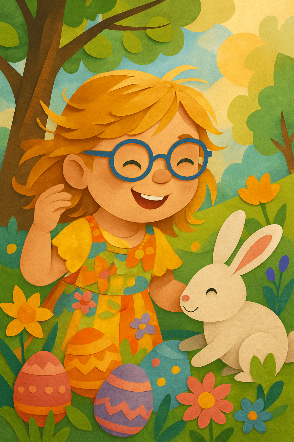 Alegría de pascua luz de primavera