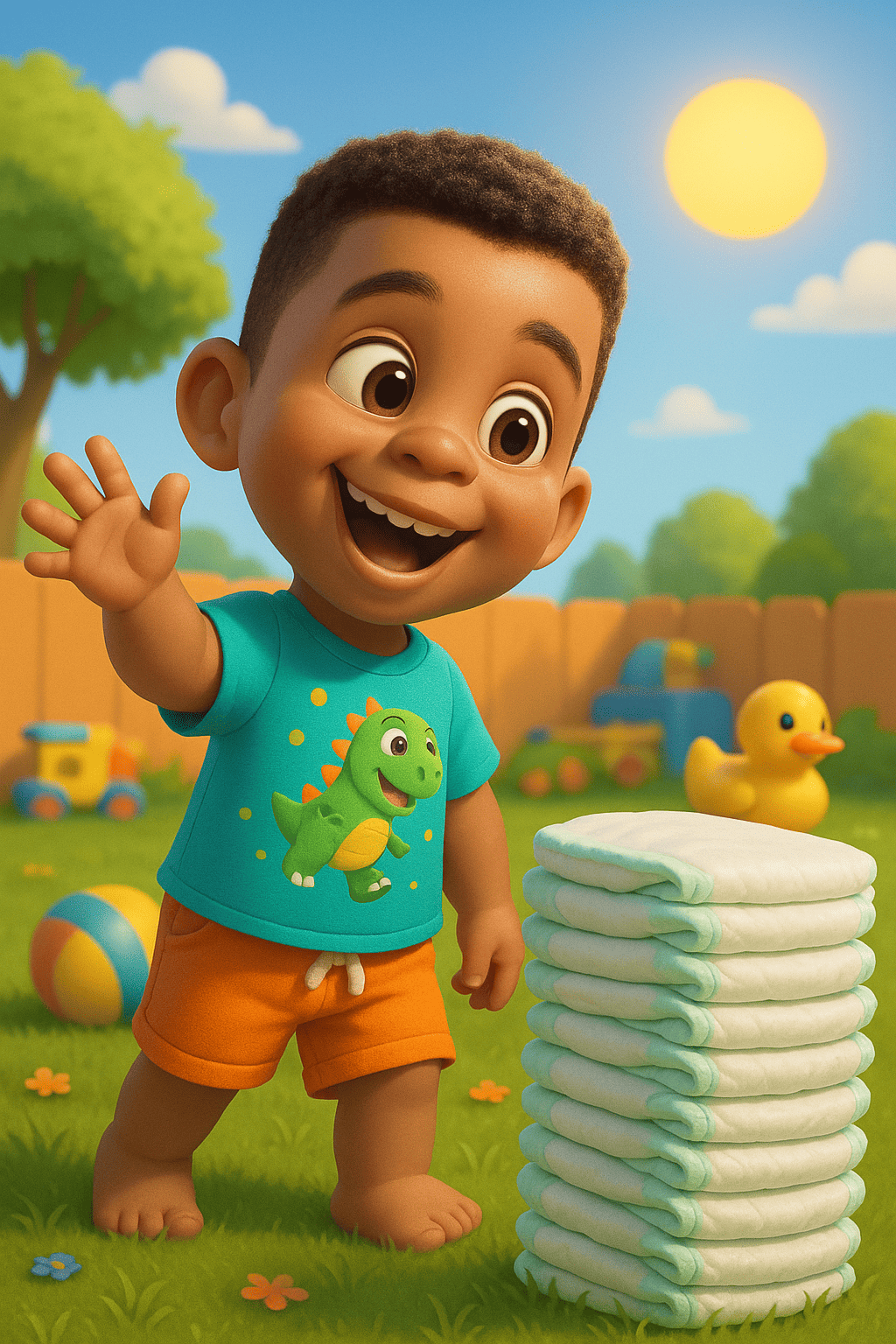 Ilustración para Adiós, pañales!