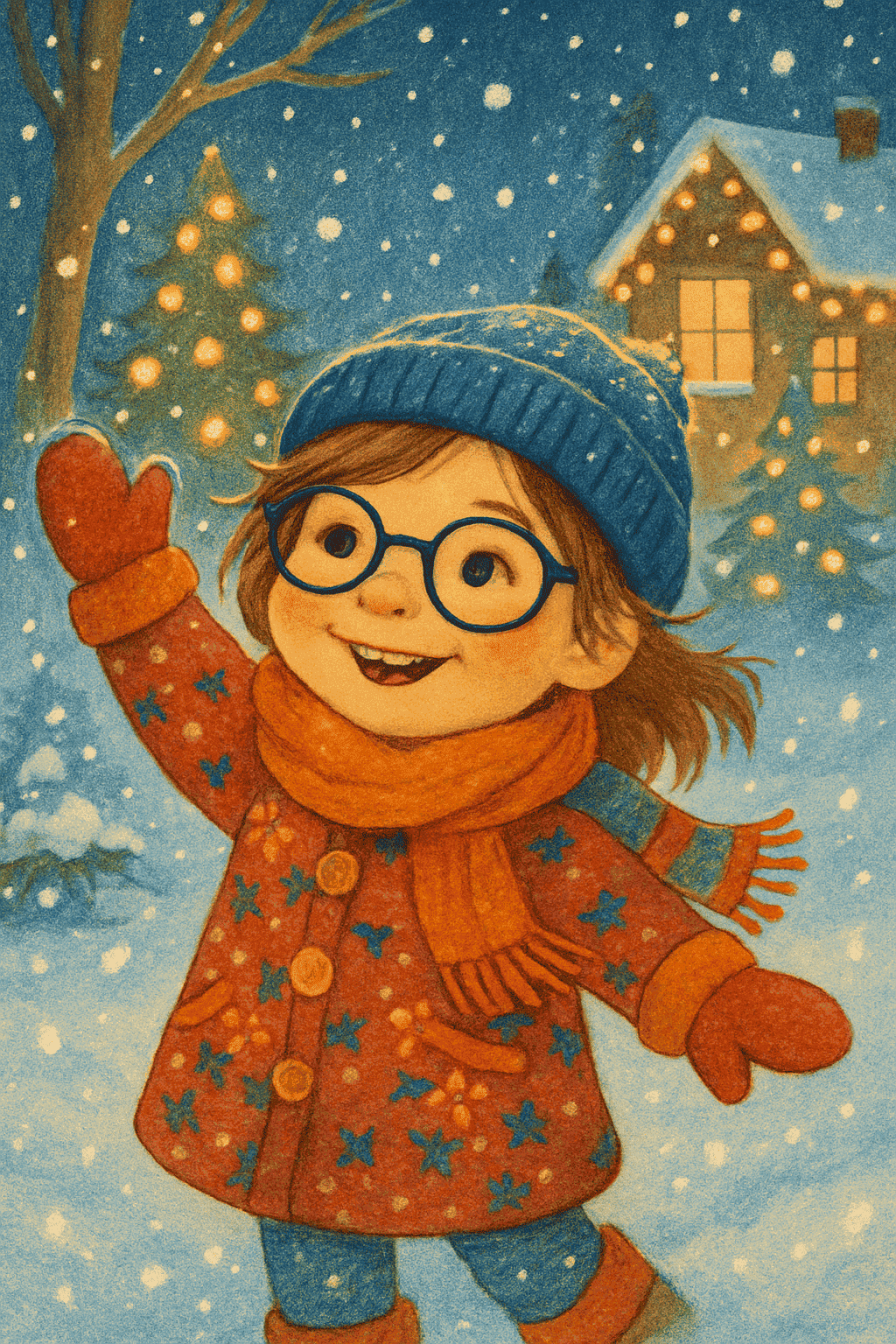 Luz de navidad   esplendor invernal