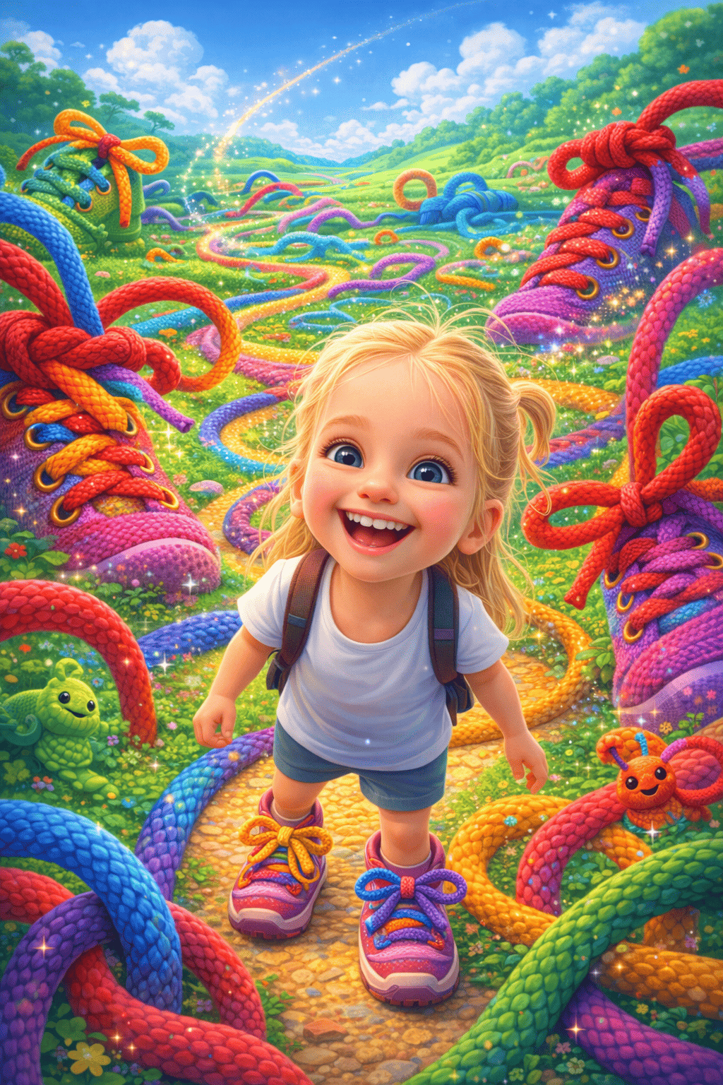 Ilustración para La gran aventura del lazo de zapato