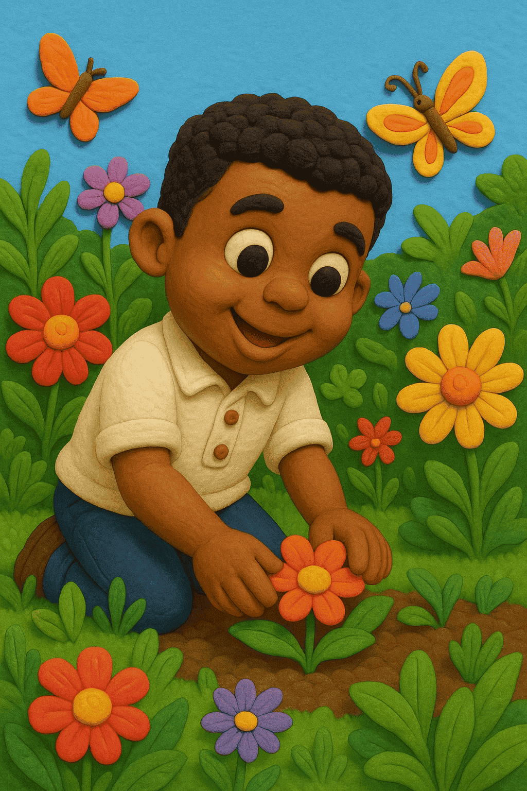 Dedos verdes jardines florecientes