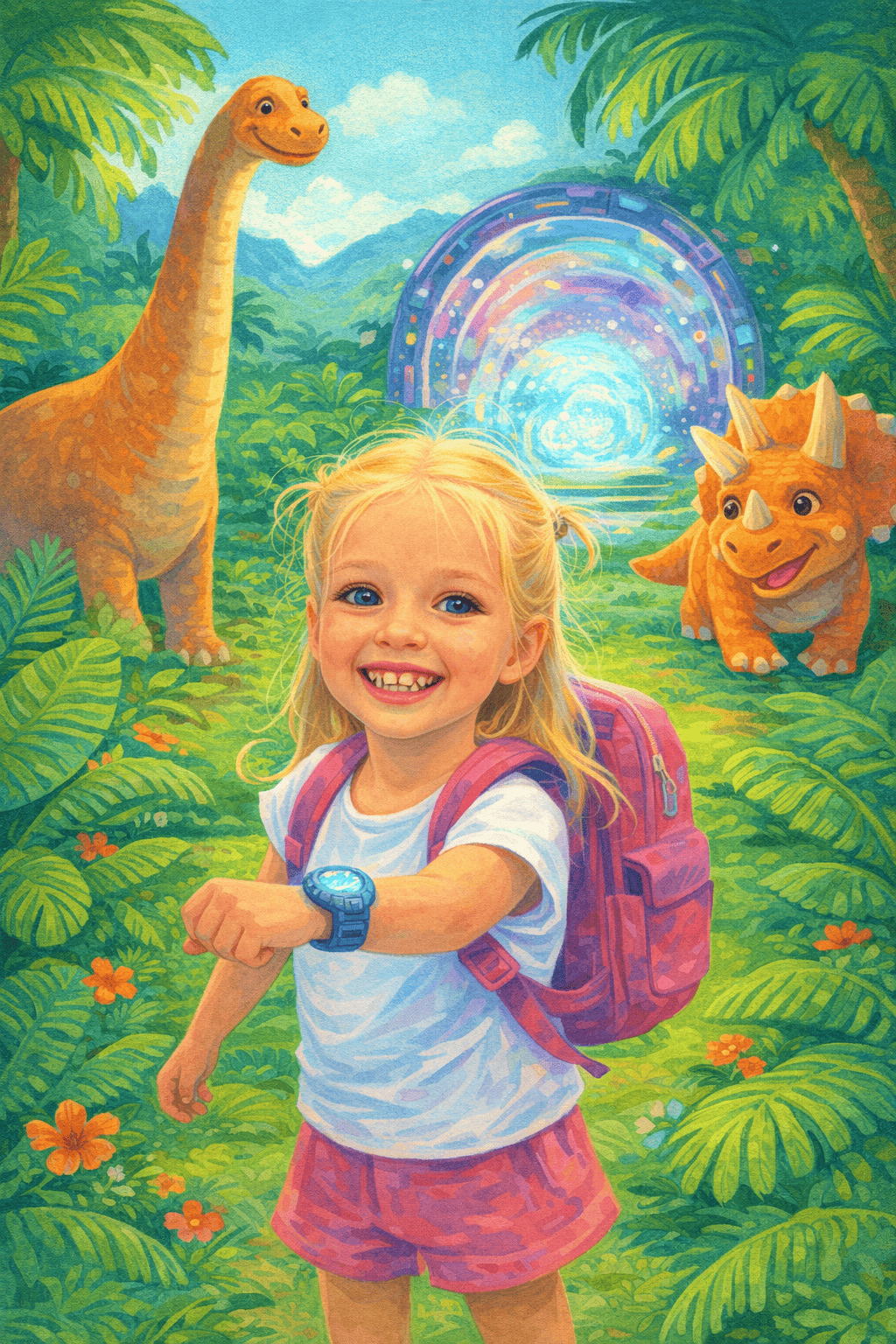 El viaje en el tiempo a la isla de los dinos