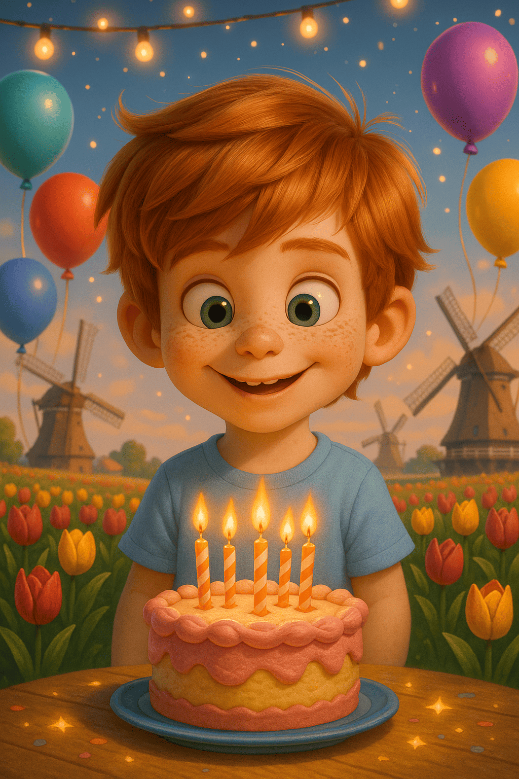 Magia de cumpleaños en los países bajos