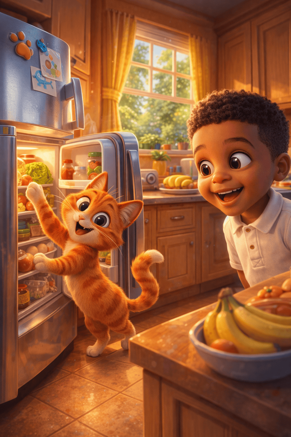 El gato loco   el refrigerador