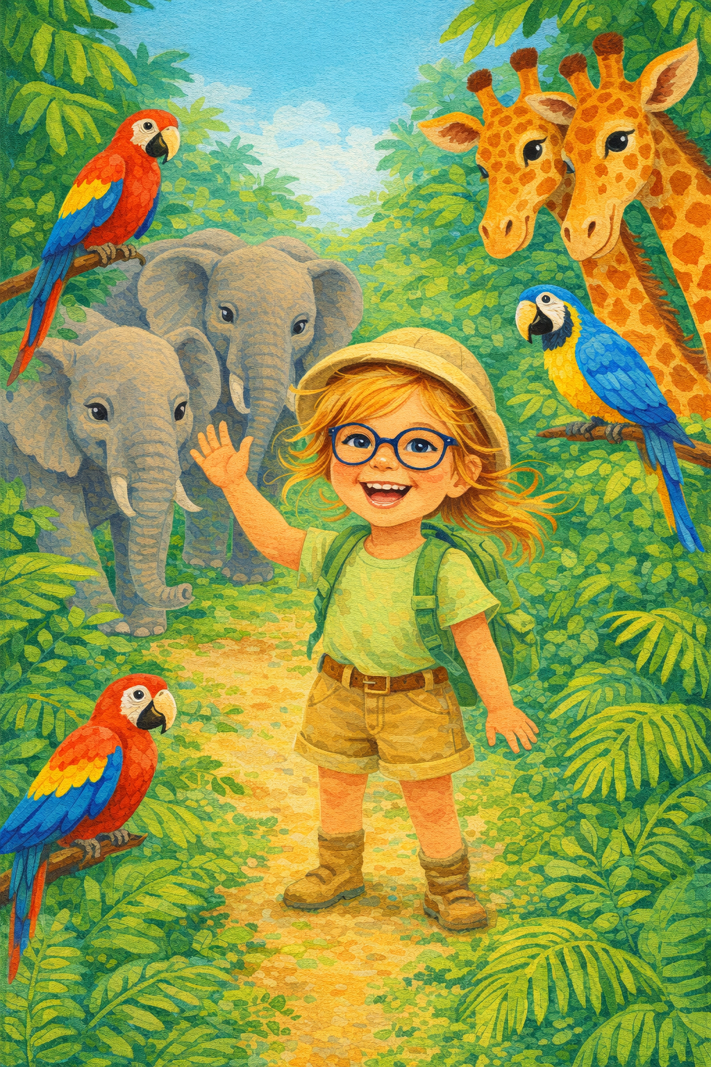 Libro infantil personalizado para Gloria