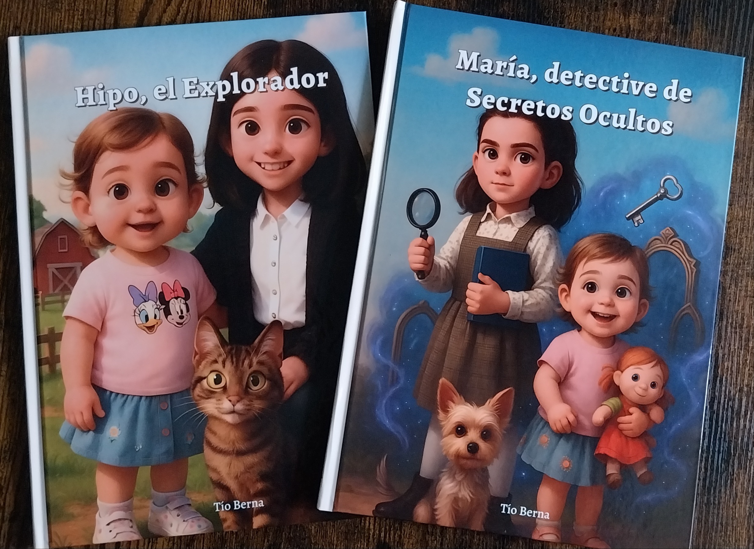 Foto de un libro infantil personalizado por Carlos Bernardo Rodríguez Bartolomé